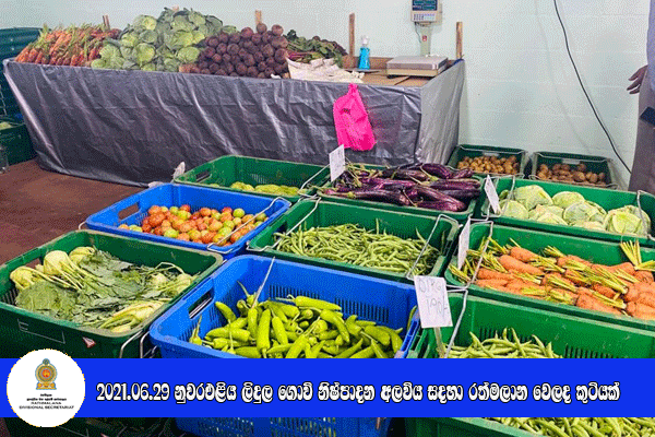 2021.06.29 නුවරඑළිය නිෂ්පාදන අලෙවියට රත්මලාන වෙලද කුටියක්